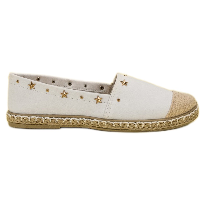 SHELOVET Espadrillas Con Jet bianca