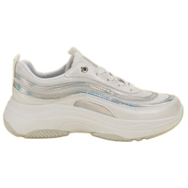 SHELOVET Scarpe Da Ginnastica Sulla Piattaforma bianco