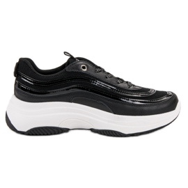 SHELOVET Scarpe Da Ginnastica Sulla Piattaforma nero