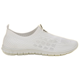 Renda Scarpe Slip-On da donna bianco