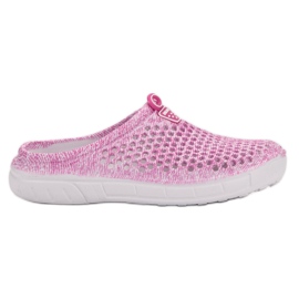 SHELOVET Pantofole sportive rosa
