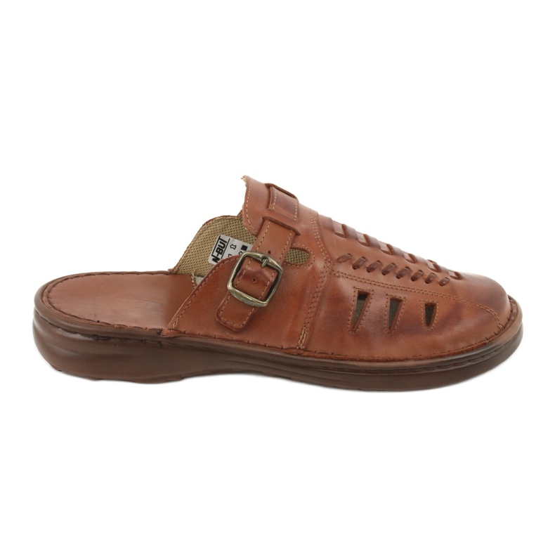 Pantofole da uomo Naszbut 044 marrone