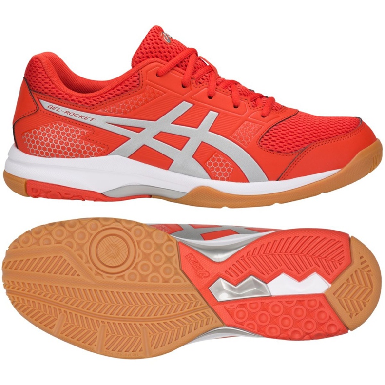 Asics Gel Rocket 8 M B706Y-0693 scarpe da pallavolo multicolore rosa