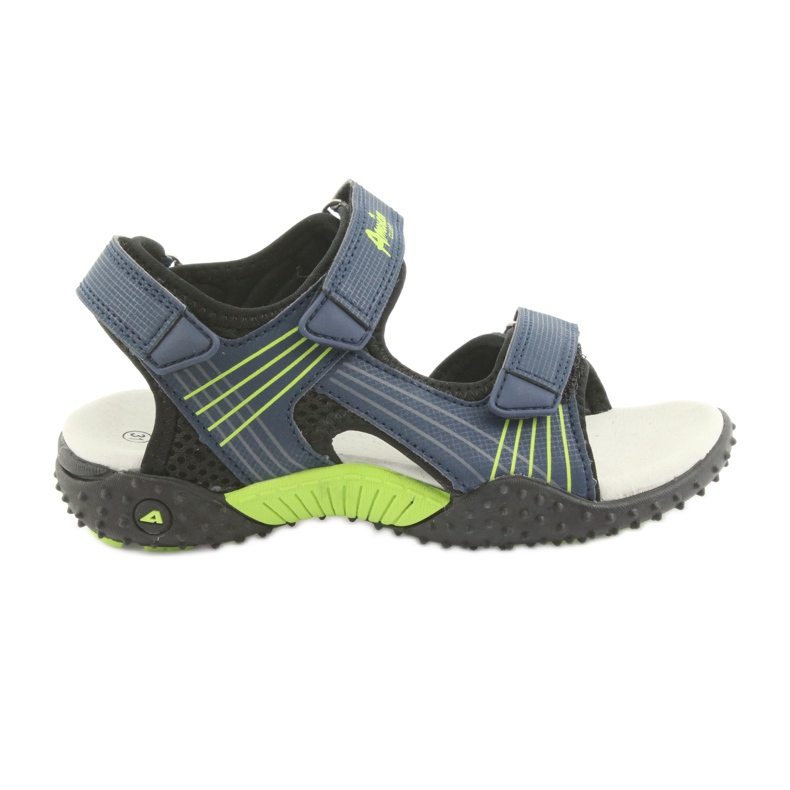 Sandali da bambino American Club HL15 blu navy verde