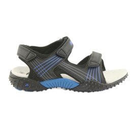 Sandali da bambino American Club HL15 neri nero blu