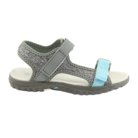 American Club Sandali americani con inserto in pelle RL10 grigio/blu
