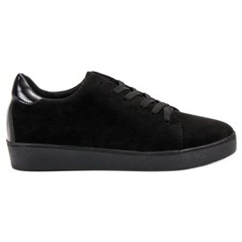 Lucky Shoes Scarpe sportive in pelle scamosciata nero