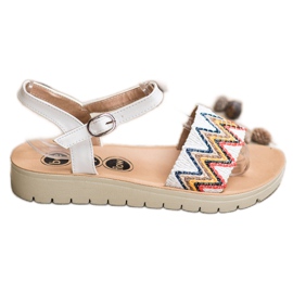 SHELOVET Sandali casual bianco