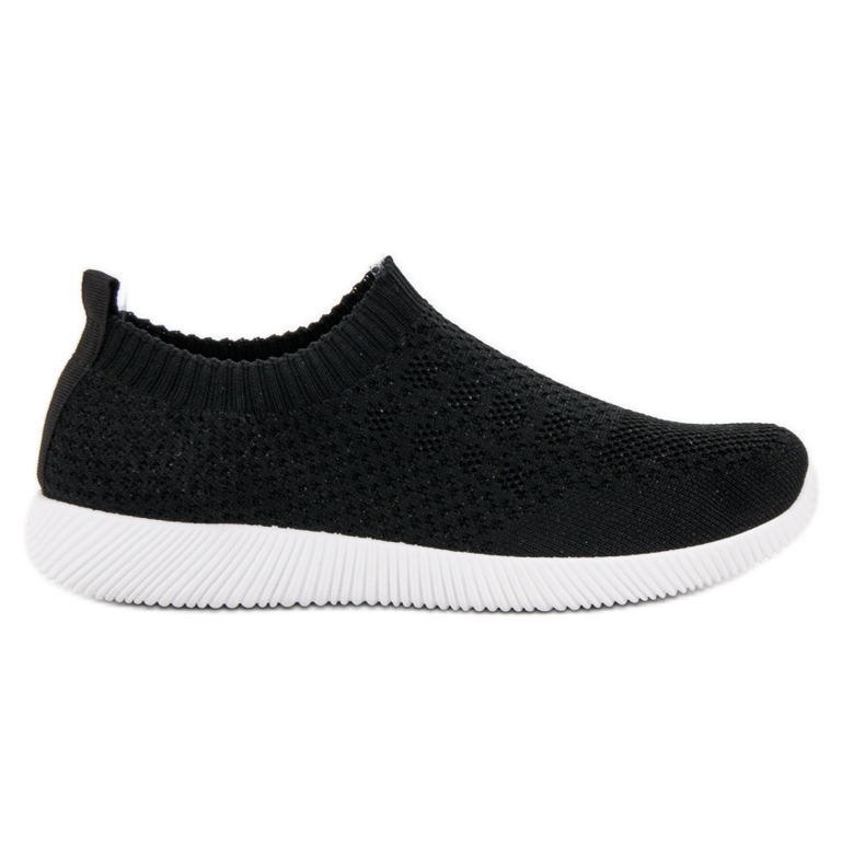 SHELOVET Calzature sportive in tessuto nero