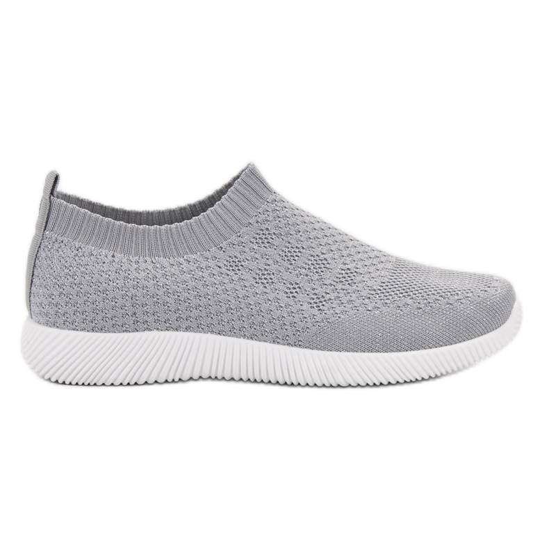 SHELOVET Calzature sportive in tessuto grigio
