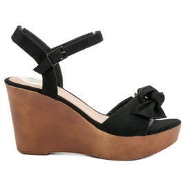 Cm Paris Sandali Con Fiocco nero