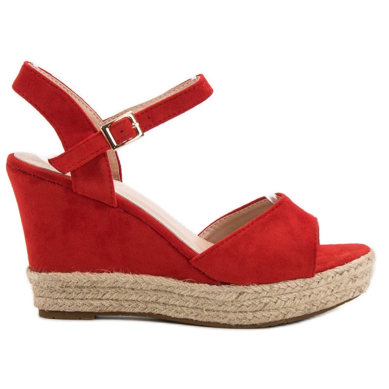 Bello Star Sandali espadrillas rosso