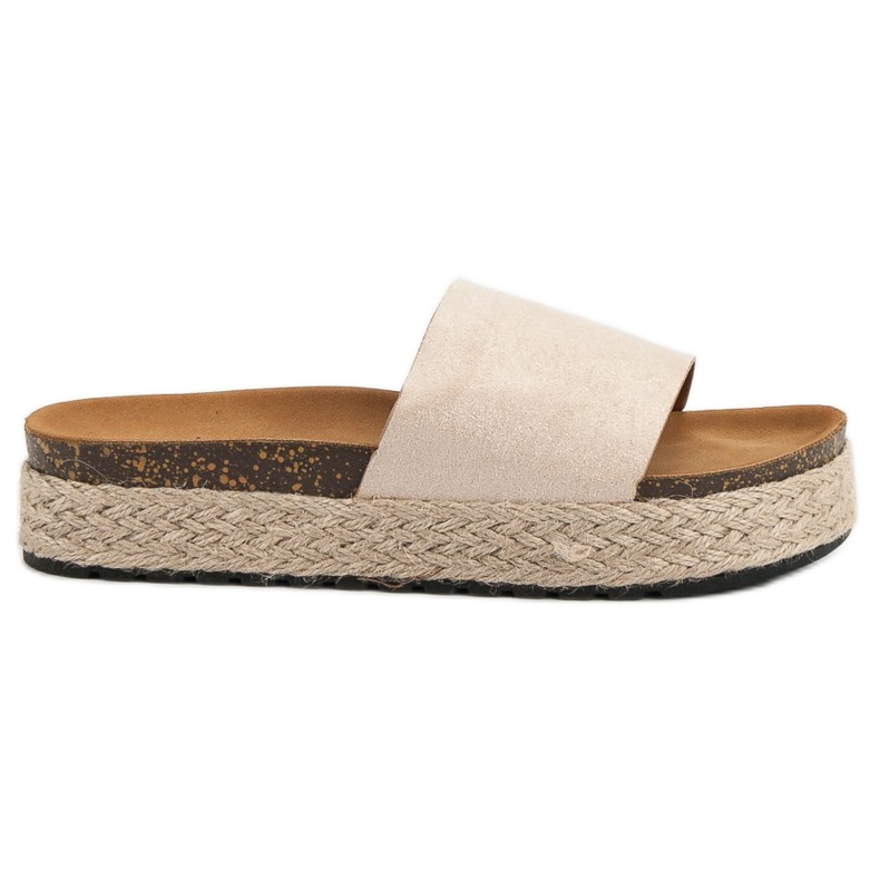 Nio Nio Pantofole Sulla Piattaforma marrone