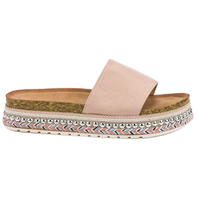 Cm Paris Pantofole Sulla Piattaforma marrone