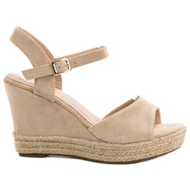 Bello Star Sandali espadrillas marrone