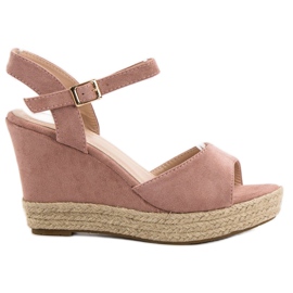 Bello Star Sandali espadrillas rosa