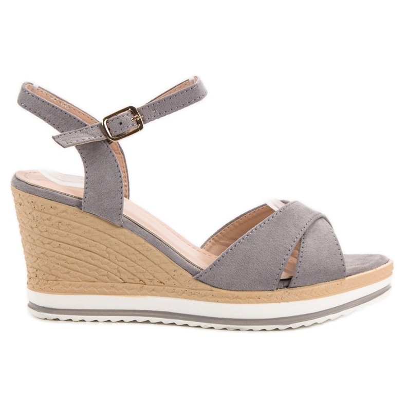 Anesia Paris Sandali grigi alla moda grigio