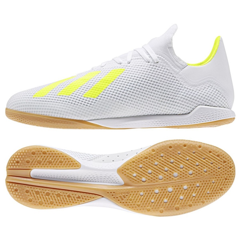Scarpe indoor adidas X 18.3 In M BB9393 multicolore bianca