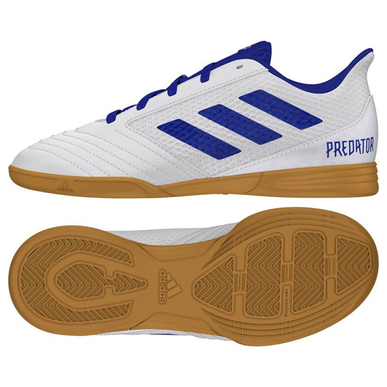 Scarpe indoor adidas Predator 19.4 In Sala Jr CM8553 multicolore bianco