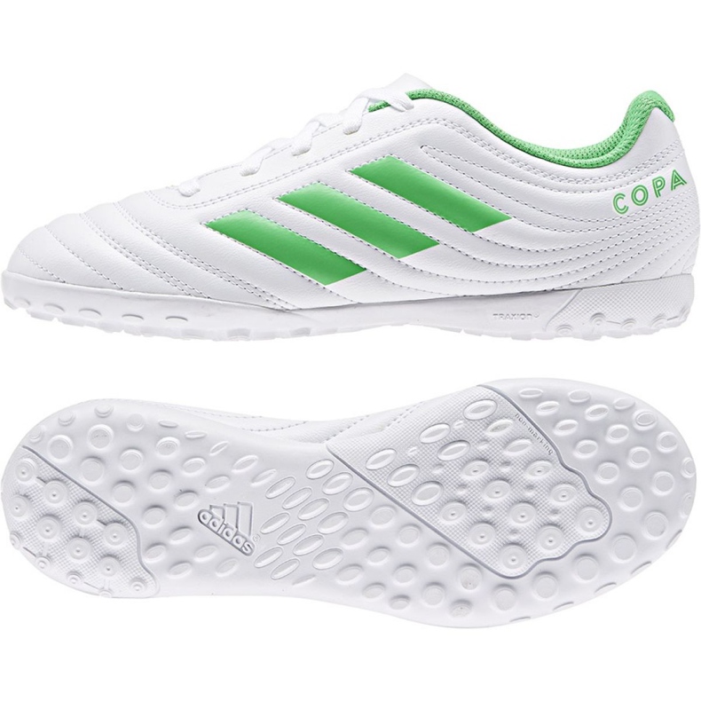 Scarpe da calcio Adidas Copa 19.4 Tf Jr D98101 multicolore bianca