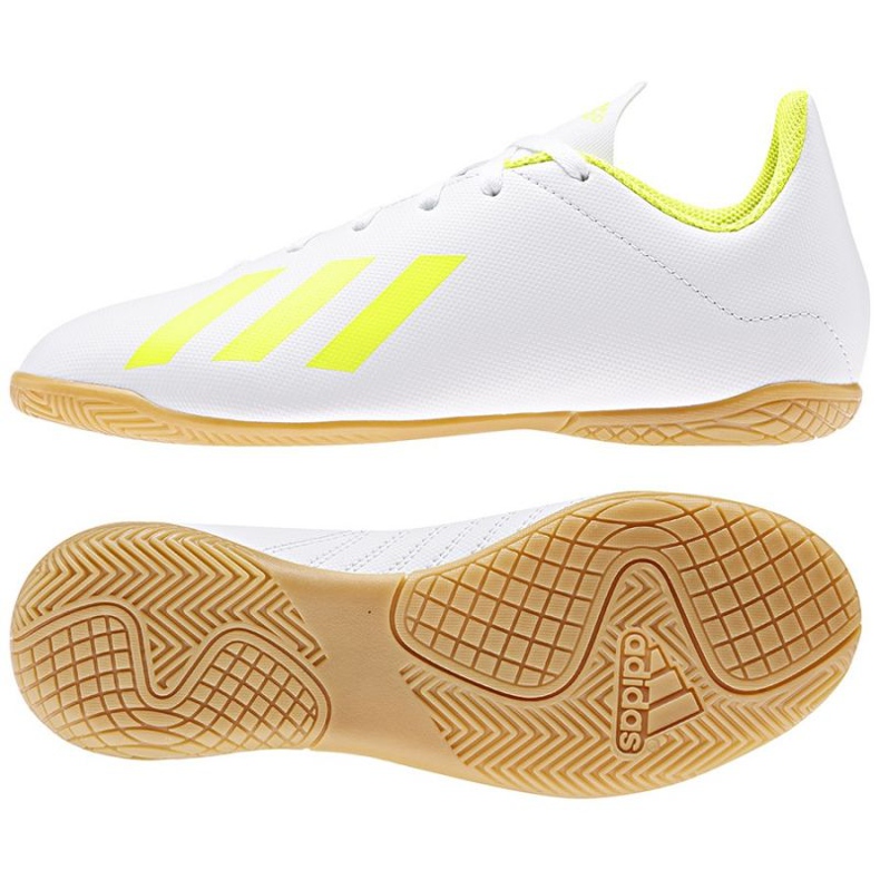 Scarpe indoor adidas X 18.4 In Jr BB9411 multicolore bianca