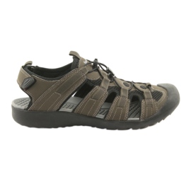 American Club Sandali sportivi cachi americani HL02 nero multicolore verde