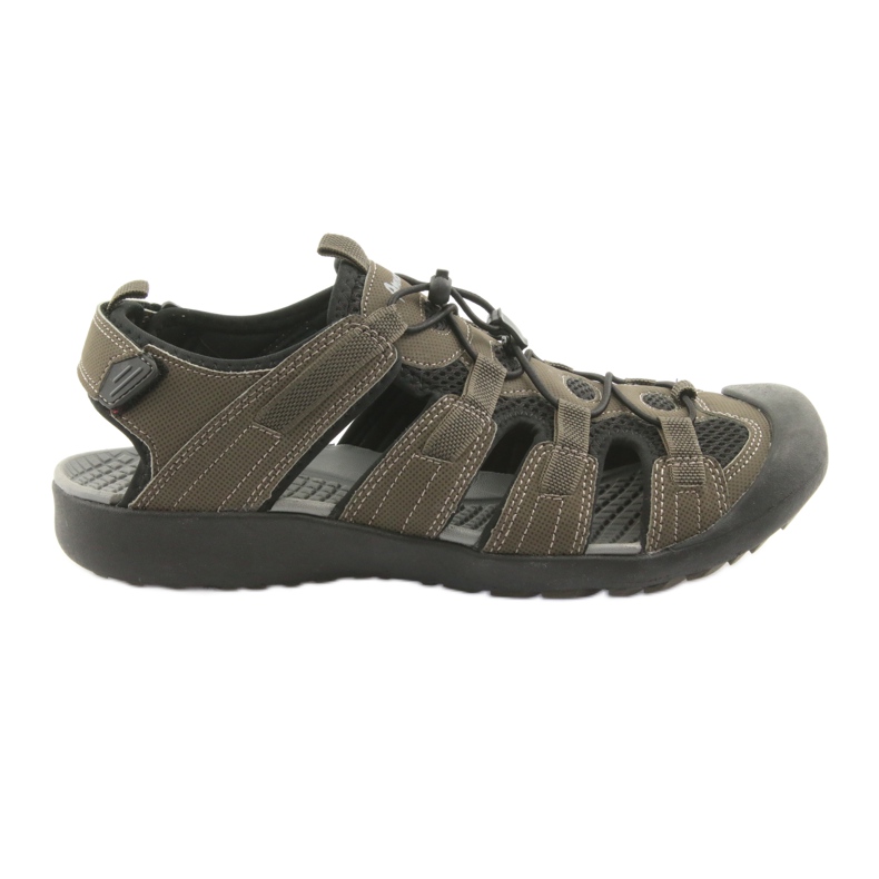 American Club Sandali sportivi cachi americani HL02 nero multicolore verde