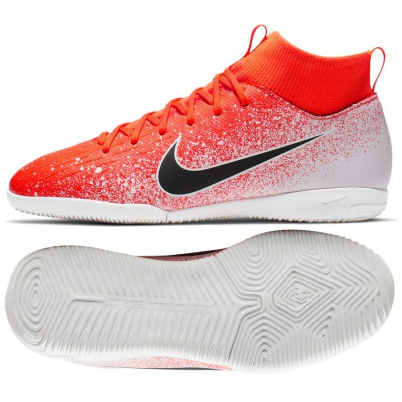 Scarpe indoor Nike Mercurial SuperflyX 6 Academy Ic Jr AH7343-801 multicolore arancia