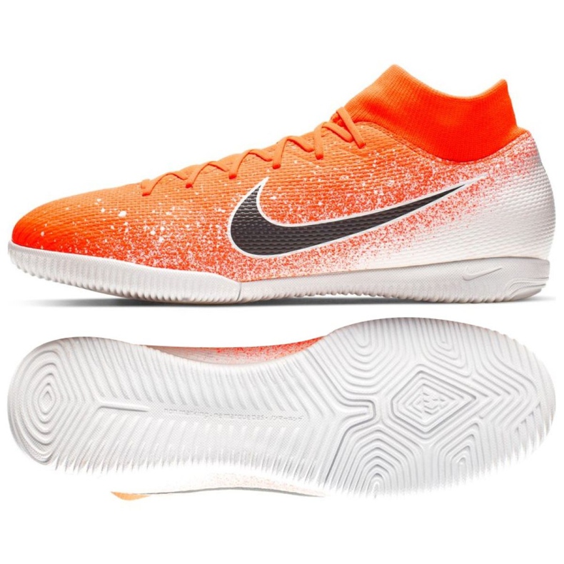 Scarpe indoor Nike Merurial Superflyx 6 Academy Ic M AH7369-801 multicolore arancia
