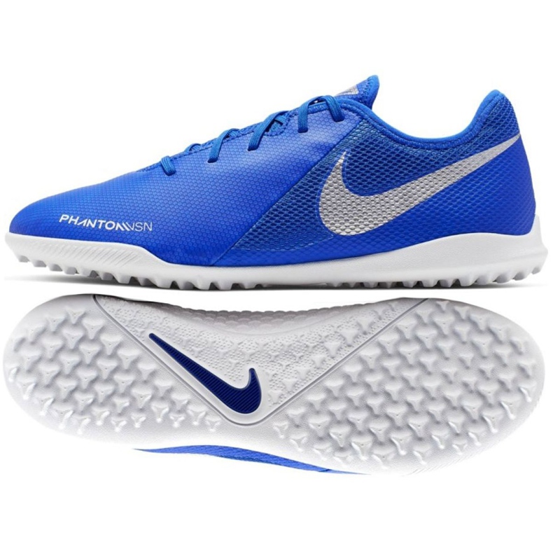 Nike Phantom Vsn Academy Tf M AO3223-410 scarpe da calcio multicolore blu