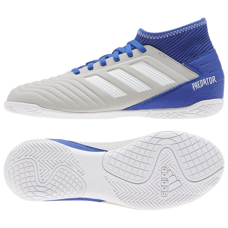 Scarpe indoor adidas Predator 19.3 In Jr CM8545 multicolore grigio