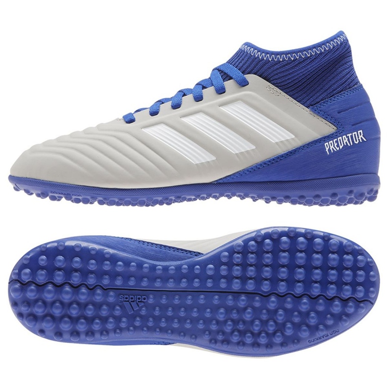 Scarpe da calcio Adidas Predator 19.3 Tf Jr CM8548 multicolore blu