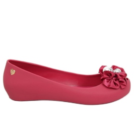 Ballerine Meliski con fiocco fucsia CK-86P Fuchsia rosa