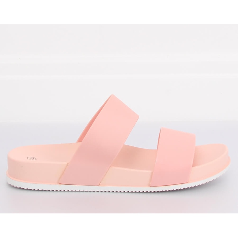 Rosa CK66P Pantofole rosa con strisce di gomma