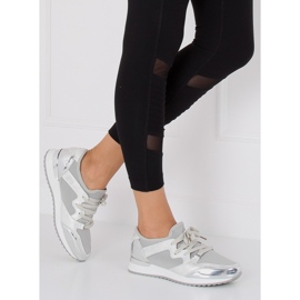 Scarpe sportive argento 6241 Silver II-GAT grigio