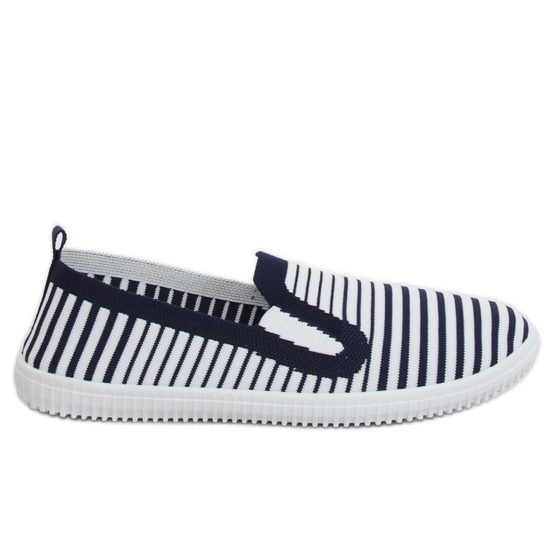 Sneakers slipon blu navy XJ-2909 Navy bianca