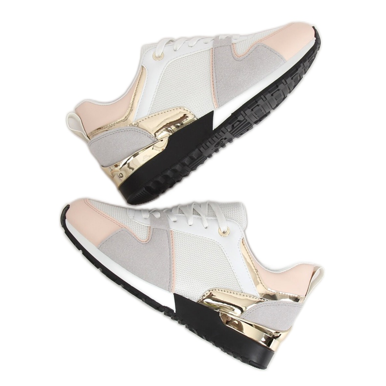 Scarpe sportive bianche B-01 BIANCO/ROSA multicolore