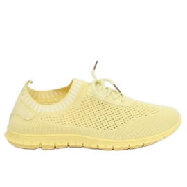 Scarpe sportive gialle B111-12 Giallo