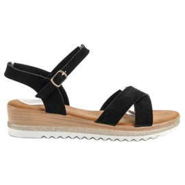 Bello Star Sandali in camoscio nero