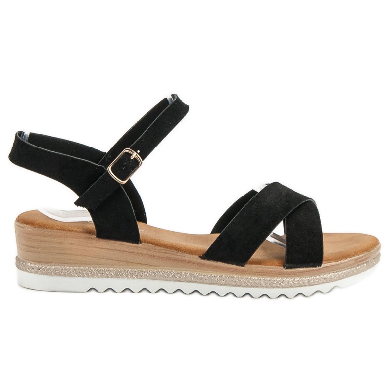 Bello Star Sandali in camoscio nero