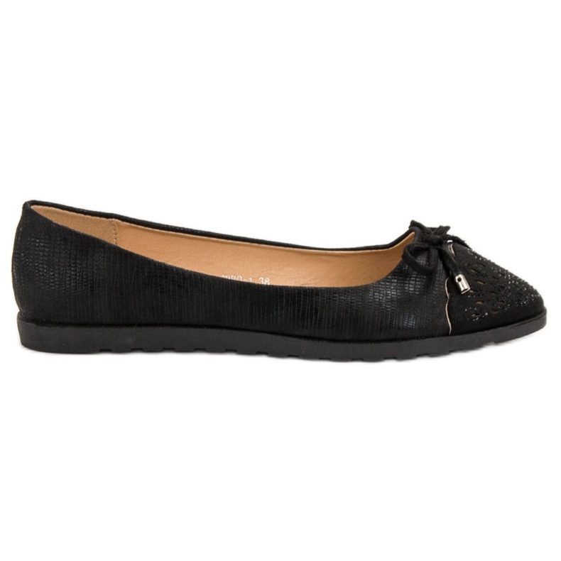 SHELOVET Ballerine casual nero