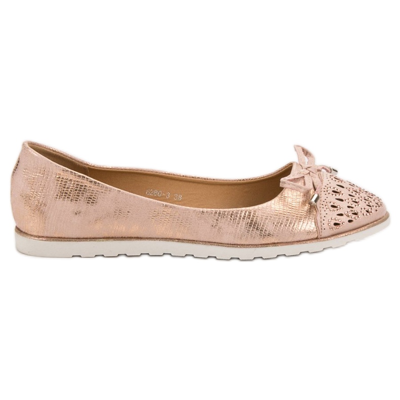 SHELOVET Ballerine casual giallo rosa