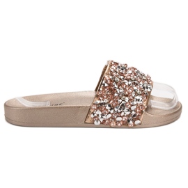 Seastar Eleganti pantofole dorate d'oro