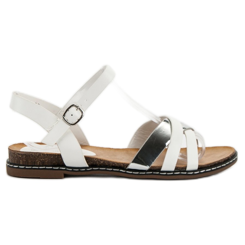 SHELOVET Sandali casual bianca