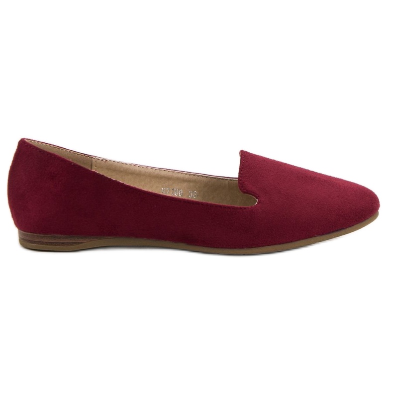 SHELOVET Signori in pelle scamosciata rosso