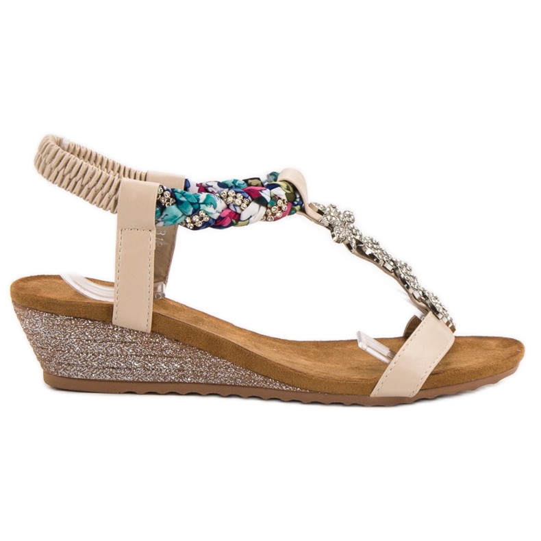 SHELOVET Sandali Con Ornamenti marrone