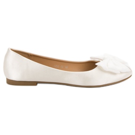 BELLAMILA Ballerine in raso bianca