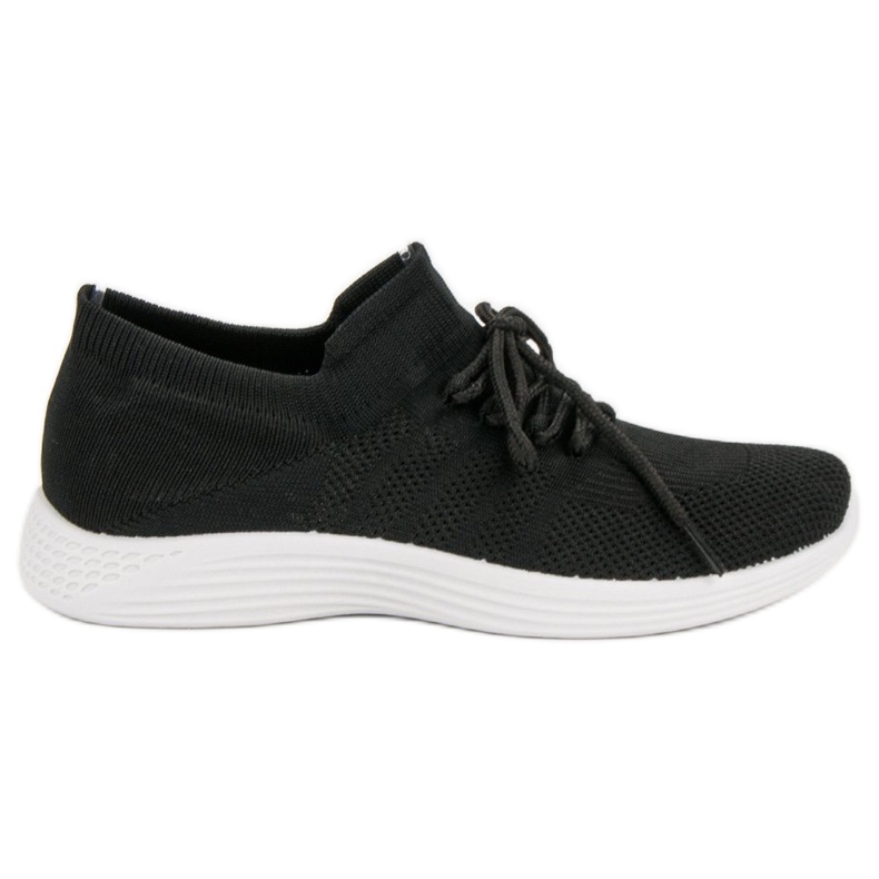 SHELOVET Calzature sportive in tessuto nero