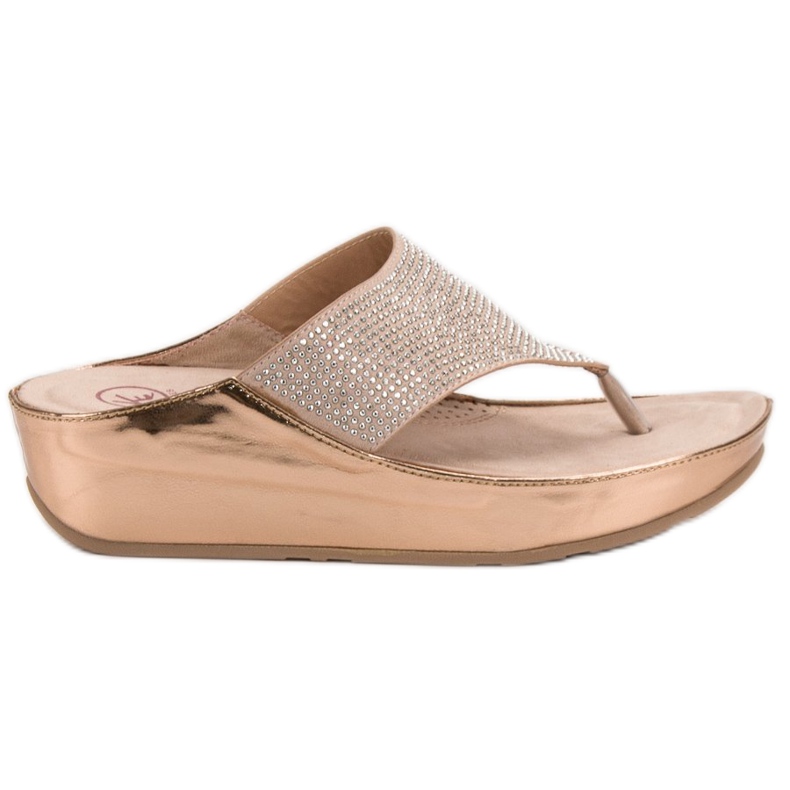 Kylie Sandali con zeppa giallo multicolore