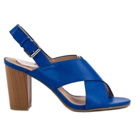 Kylie Sandali tacco alto fiordaliso blu